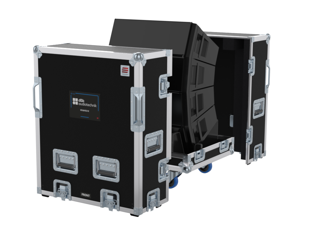 SANTOSOM LINE SOURCE Flight case PRO-3, 4x D&B CCL8/ 12