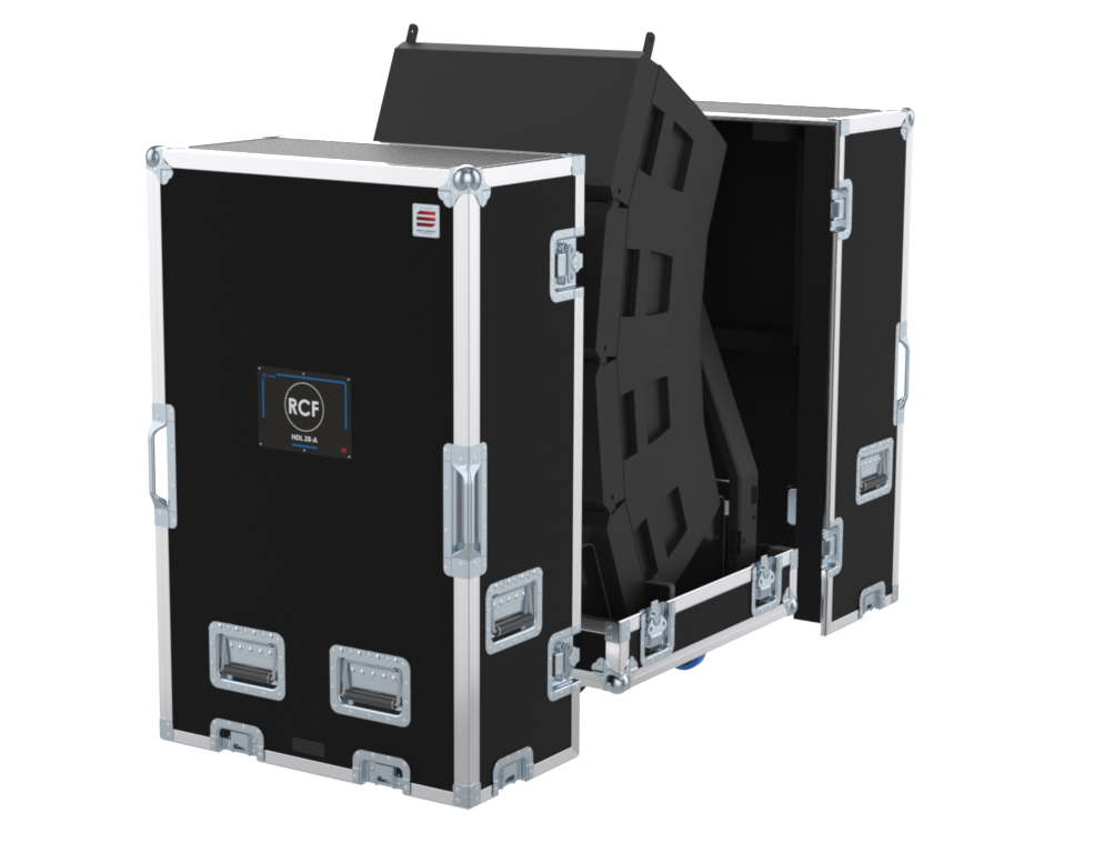 SANTOSOM LINE SOURCE Flight case PRO, 4x Top Line Array RCFHDL 28 -A
