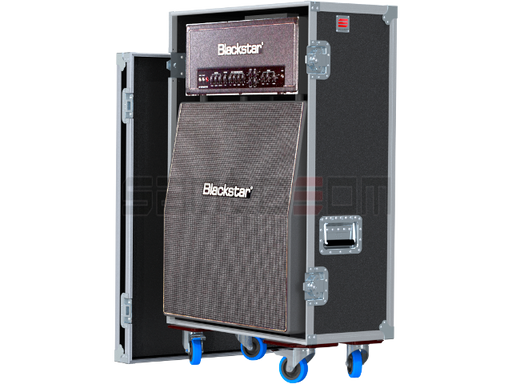 Santosom Backline Flight Case, Blackstar HTV 412A + HT Stage 100