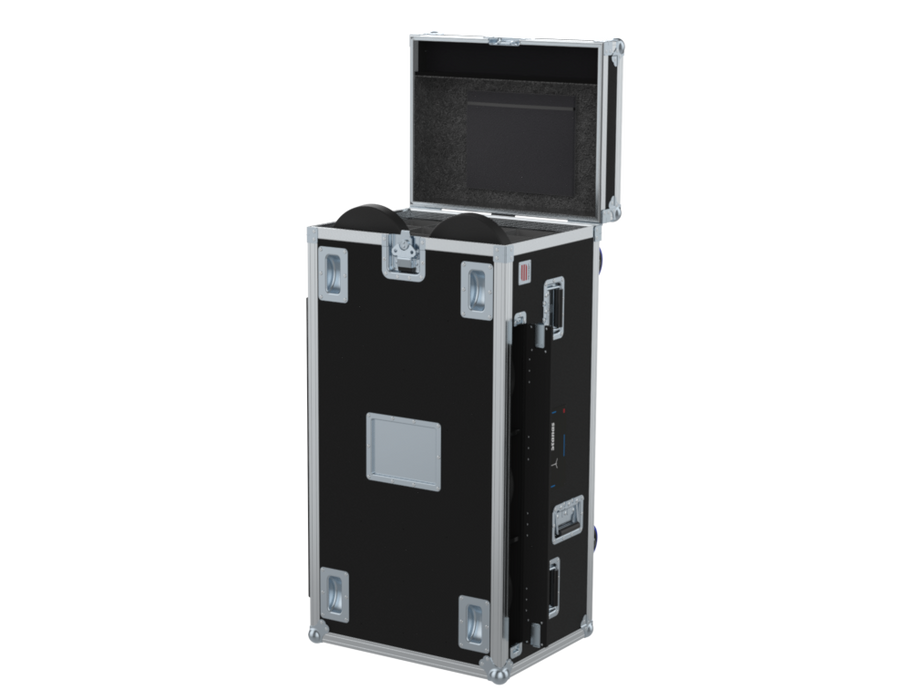 SANTOSOM MICROPHONE STANDS Flight case PRO, 15x Mic Stand Ø105x1090