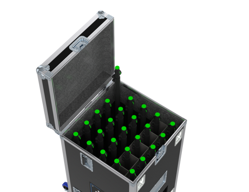 SANTOSOM MICROPHONE STANDS Flight case PRO-1,Tripés Microfone 15long 10short