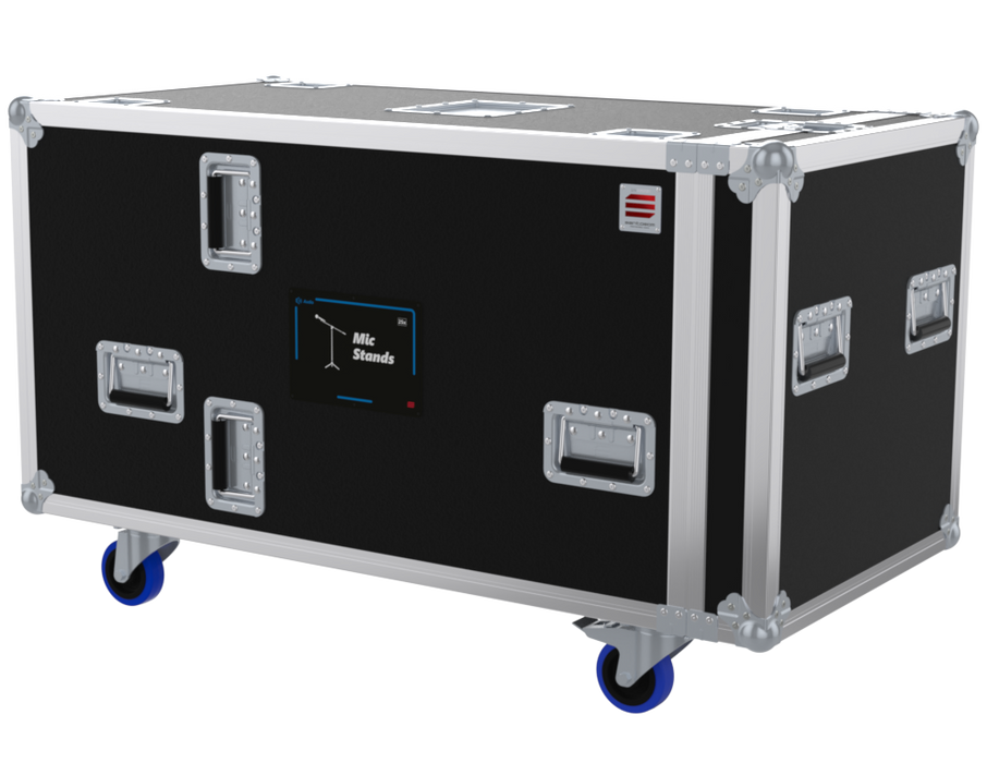 SANTOSOM MICROPHONE STANDS Flight case PRO-1, 25 Mic Stands (Ø105x1090)
