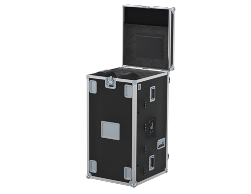 SANTOSOM MICROPHONE STANDS Flight case PRO-1, 20 Mic Stands + 24 Bases Ø250