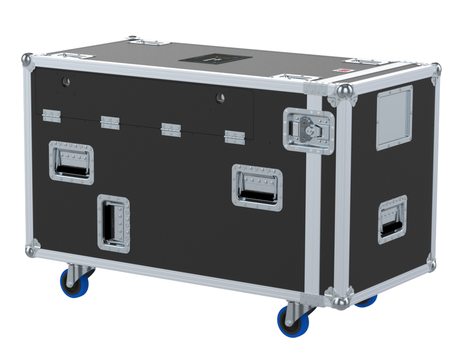 SANTOSOM Mic Stand Flight case PRO-1, 20 Mic Stands + 24 Bases Ø250