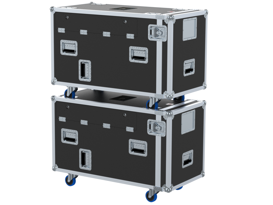 SANTOSOM Mic Stand Flight case PRO-1, 20 Mic Stands + 24 Bases Ø250