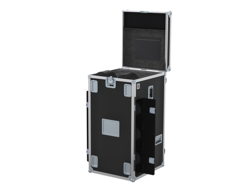 SANTOSOM MICROPHONE STANDS Flight case PRO-1, 20 Mic Stands + 24 Bases Ø250