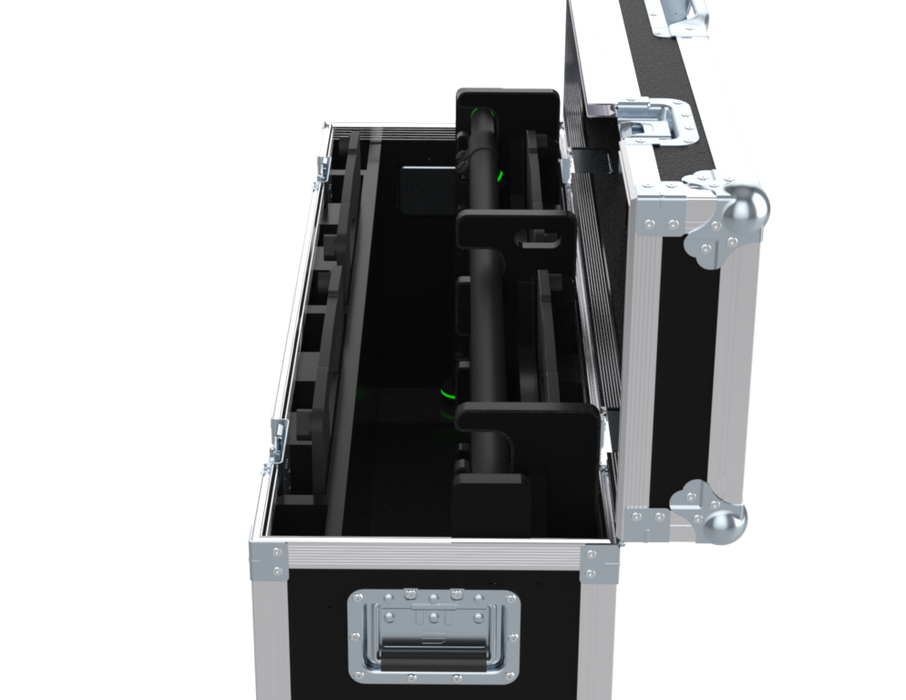 SANTOSOM Lighting Stands Flight case PRO-1B, 4x Gravity LS 431 C B