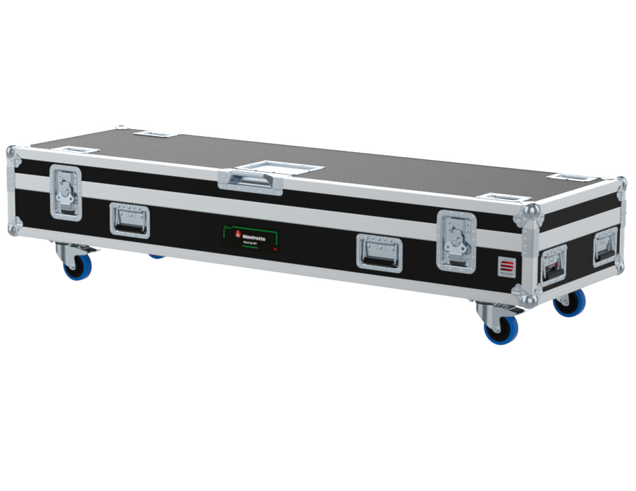 SANTOSOM Lift Stands Flight Case, 2x Stands Manfrotto Wind Up 087