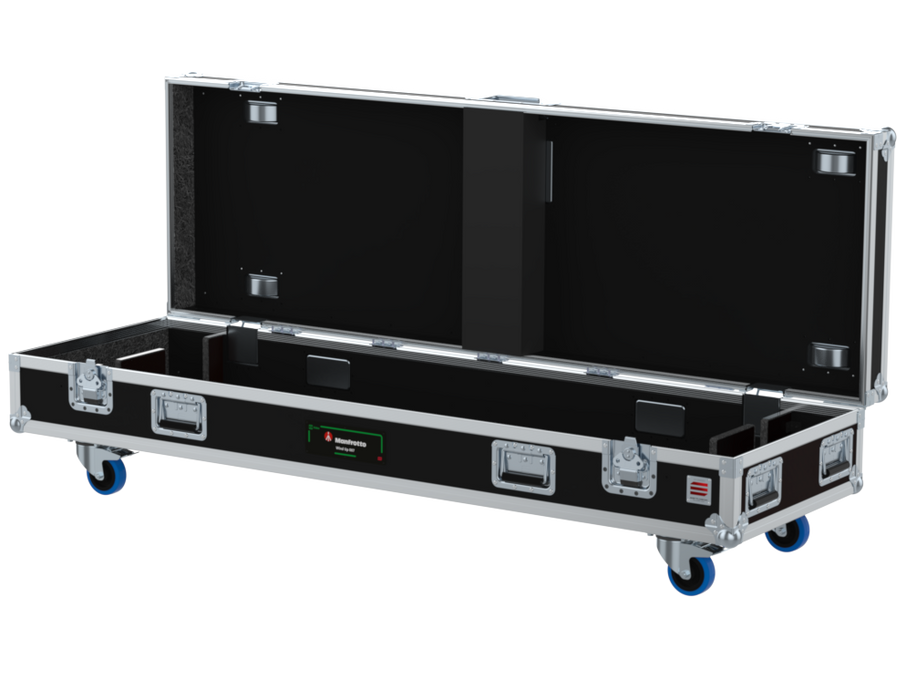 SANTOSOM Lift Stands Flight Case, 2x Stands Manfrotto Wind Up 087