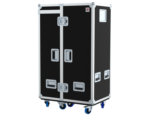 Santosom Flight case PRO, 15 tripods + 5 drawers
