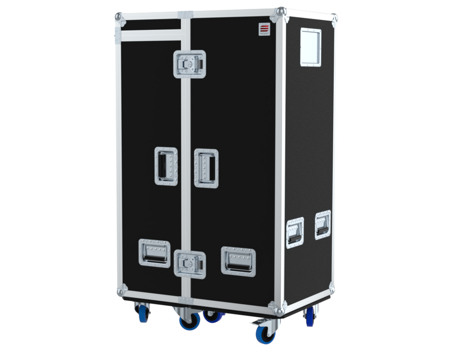 Santosom Flight case PRO, 15 tripods + 5 drawers