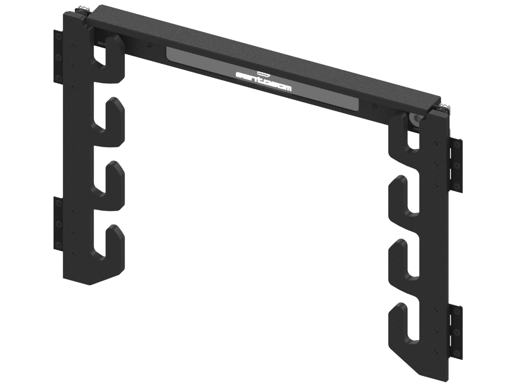 Santosom ACCESSORY 8U Front Side Stage Rack Kit for RCS