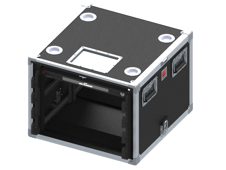 Santosom ACCESSORY 8U Front Side Stage Rack Kit for RCS