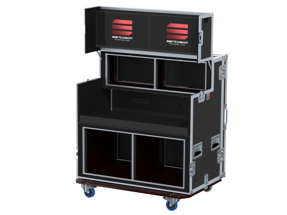 Santosom Video Controller Regie 2x 22 Monitors + rack, 2x6u (top), 560-BRR