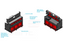 SANTOSOM Video Controller Regie RG-32, Blackmagic ATEM 1M/E Advanced P., 2 Screens