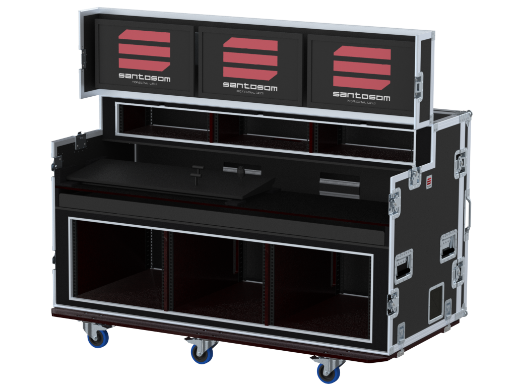 SANTOSOM Video Controller Regie RG-33, Tricaster TC1, 3 screens