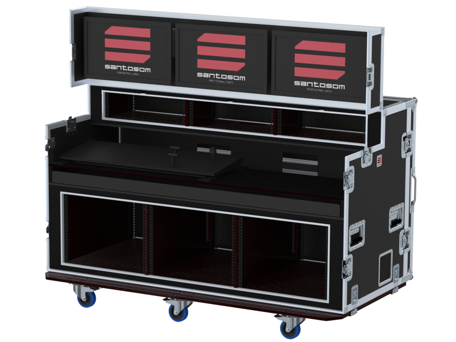 SANTOSOM Video Controller Regie RG-33, Tricaster TC1, 3 screens