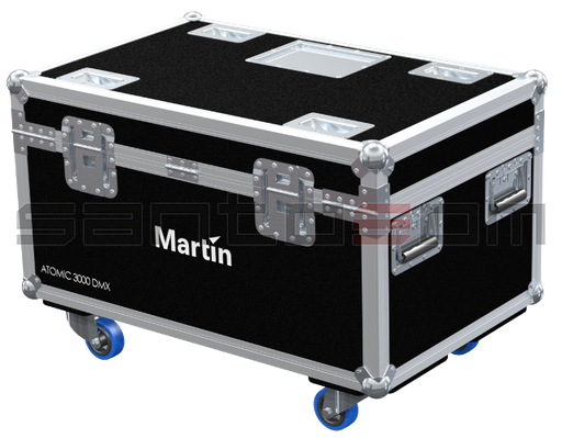 Santosom Flight case PRO, 4x Martin Atomic 3000DMX