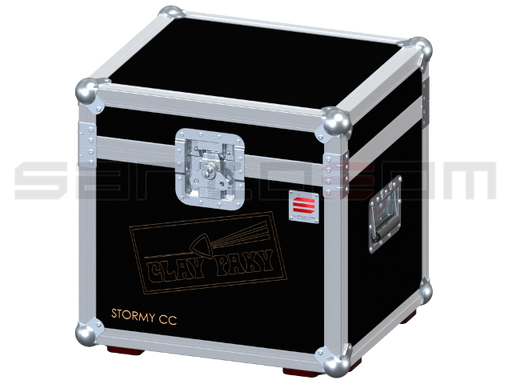 Santosom Flight case, 2x Clay Paky Stormy CC