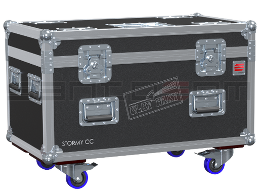 Santosom Flight case PRO, 4x Clay Paky Stormy CC