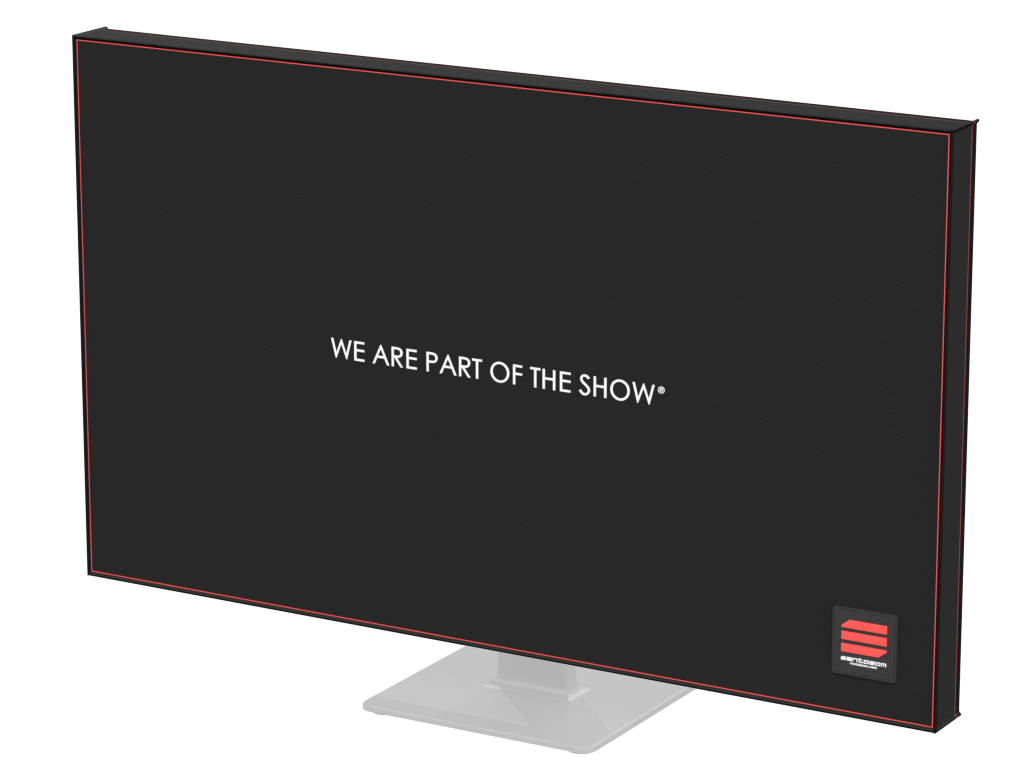 SANTOSOM PRO Housse thermique avec mousse (8mm d'épaisseur) pour 1x moniteur 32"