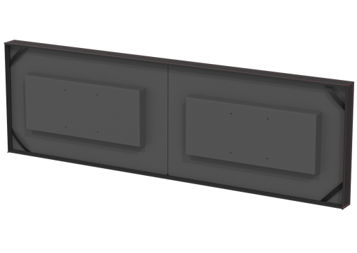 SANTOSOM MONITOR COVER PRO Capa térmica com espuma para 2 monitores de 22"