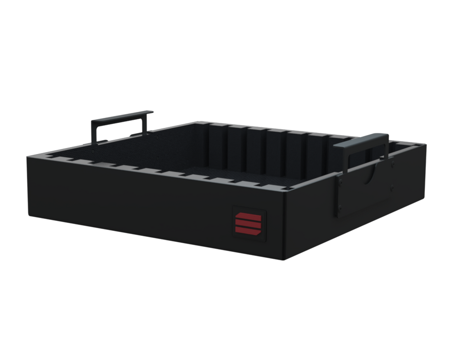 SANTOSOM ACCESSORY Aluminum Tray1 1U (25x25x05 Hi)