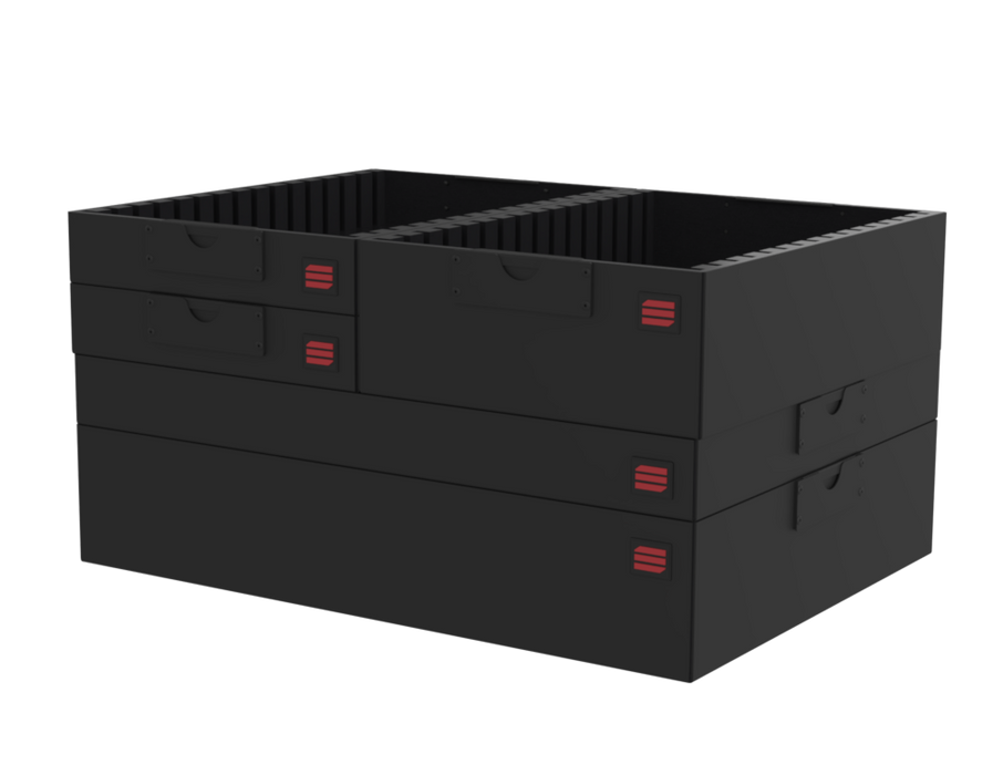 SANTOSOM ACCESSORY Aluminum Tray1 1U (25x25x05 Hi)