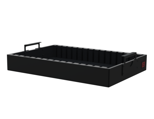 SANTOSOM Aluminum Tray1 1U, for PX2L (36x25x05 WID)