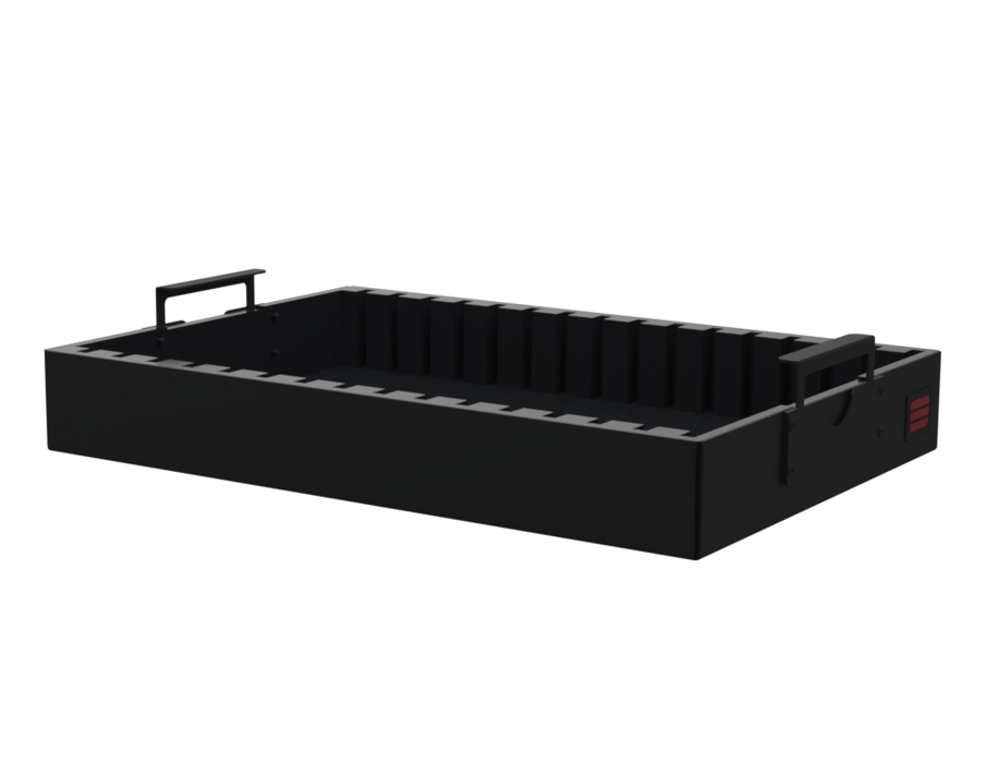 SANTOSOM Aluminum Tray1 1U, for PX2L (36x25x05 WID)