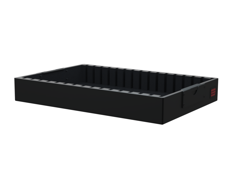 SANTOSOM Aluminum Tray1 1U, for PX2L (36x25x05 WID)