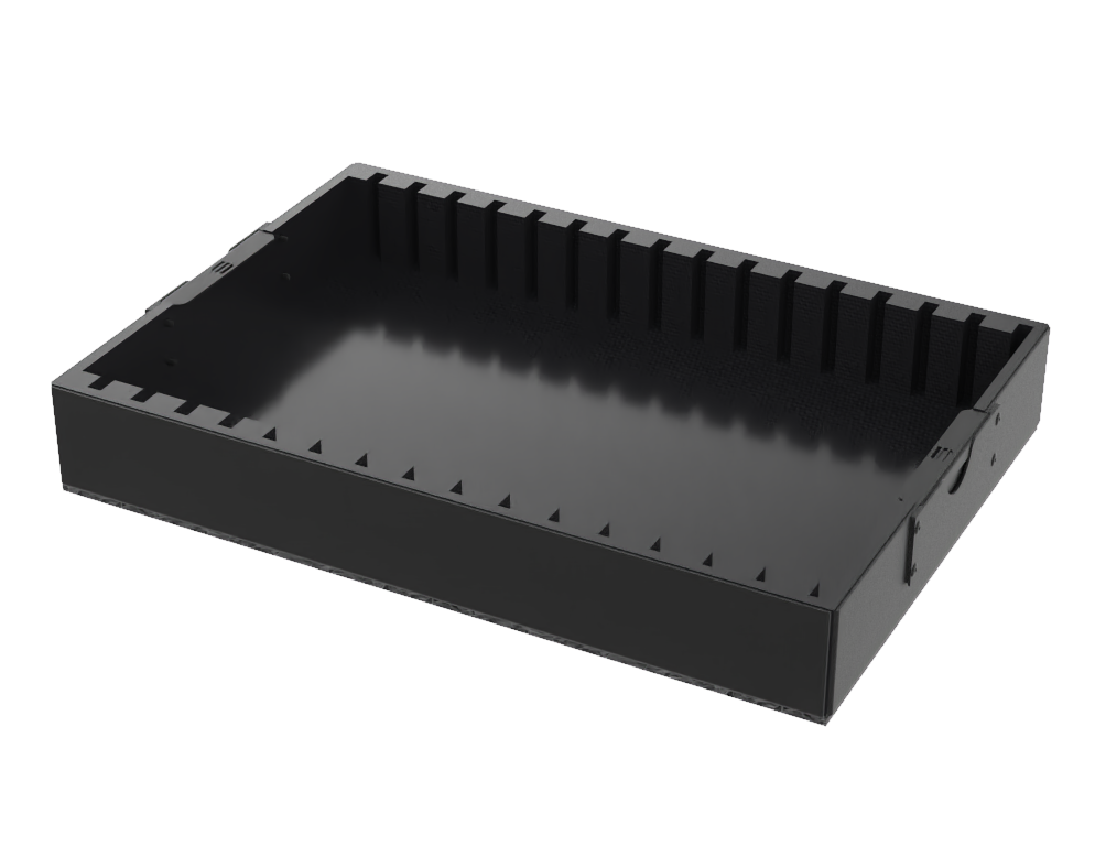 SANTOSOM Aluminum Tray1 1U, for PX2L (36x25x05 WID)