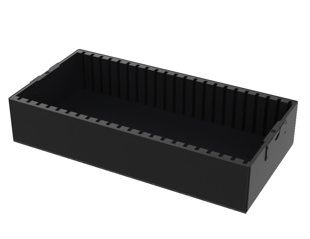 SANTOSOM ACCESSORY Aluminum Tray1 2U, for PX2L (50x25x09 WID)