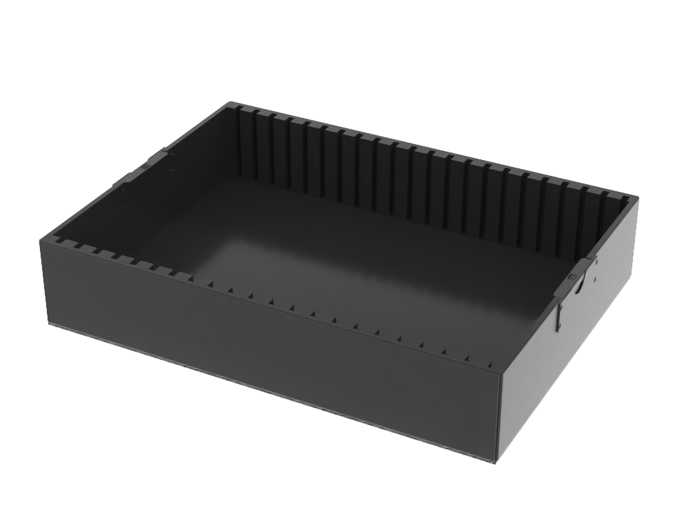 SANTOSOM ACCESSORY Aluminum Tray1 2U, for PX2L (36x25x95 WID)