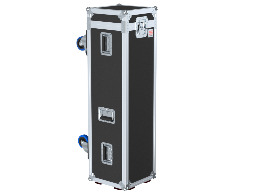 SANTOSOM SPEAKER STANDS Flight case, 4x Speaker Stands (Ø145)