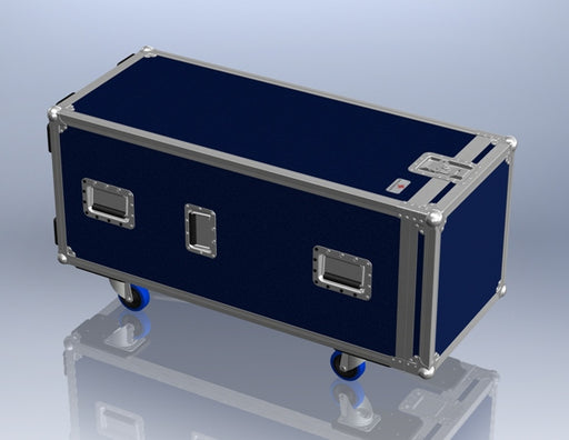 SANTOSOM SPEAKER STANDS Flight case, 9x Speaker Stands (145x145x1190)