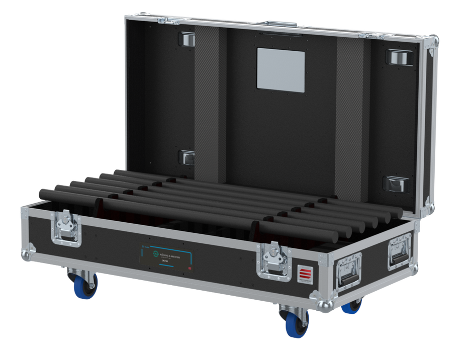 SANTOSOM SPEAKER STANDS Flight case PRO, 6x K&M 26734