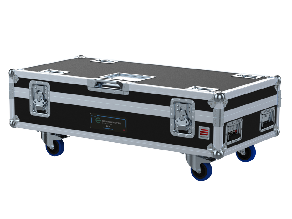 SANTOSOM SPEAKER STANDS Flight case PRO, 6x K&M 26735 Round base