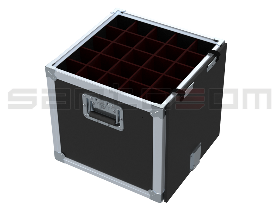 SANTOSOM ORCHESTRA Flight case XB, 25x Music Stands (Ø75x410)