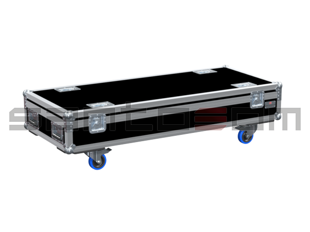 SANTOSOM SPEAKER STANDS Flight Case, 4x Manfrotto 126BSU