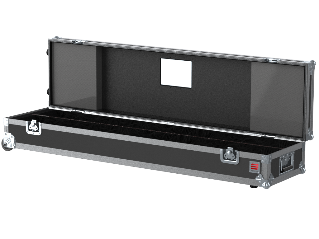 Santosom SPEAKER STANDS Flight Case, 2x Gravity GSP4722B