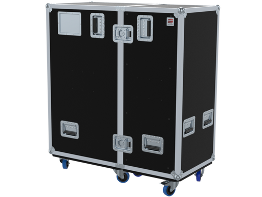 SANTOSOM MICROPHONE STANDS Flight case PRO-2B, 10x Stands + 8x Roundbases + 6x Drawers