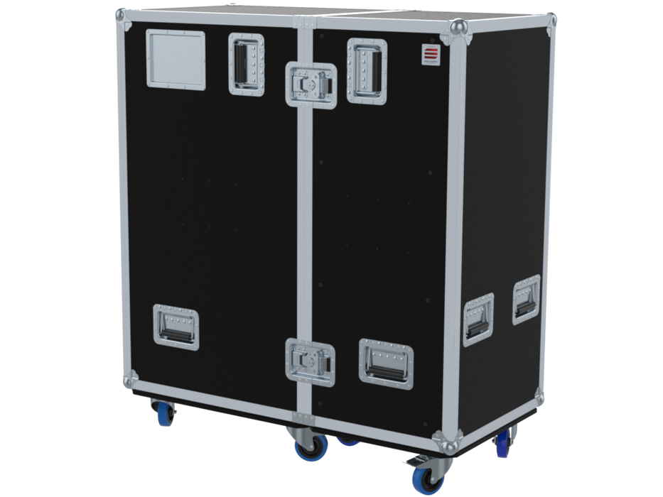 SANTOSOM MICROPHONE STANDS Flight case PRO-2B, 10x Stands + 8x Roundbases + 6x Drawers