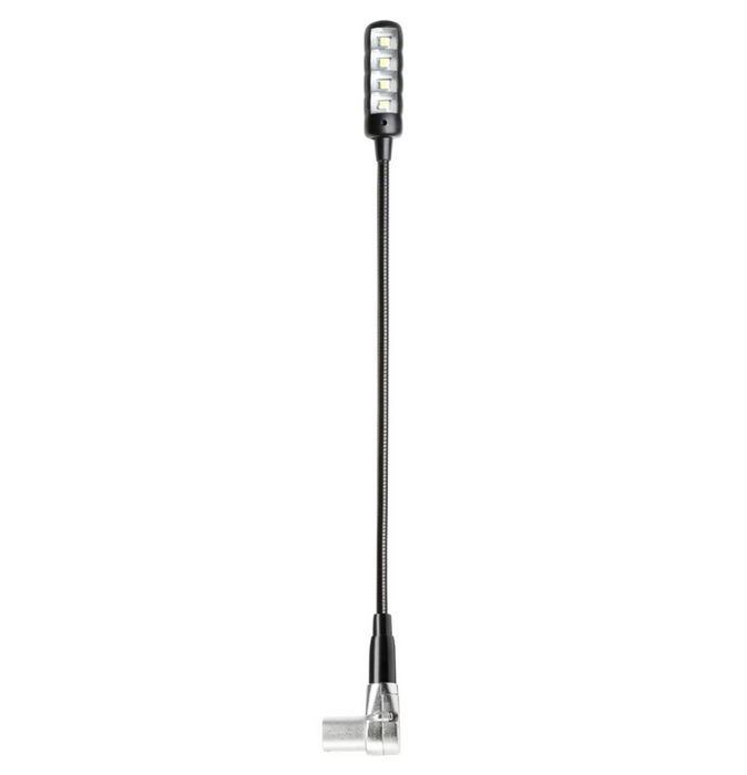 Angled 4-pin XLR Gooseneck Light With 4 COB Leds