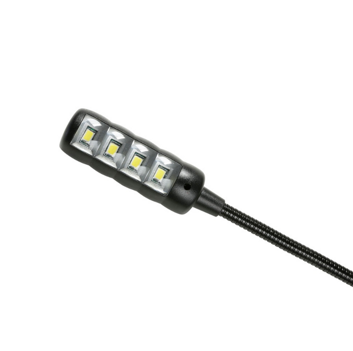 Angled 4-pin XLR Gooseneck Light With 4 COB Leds