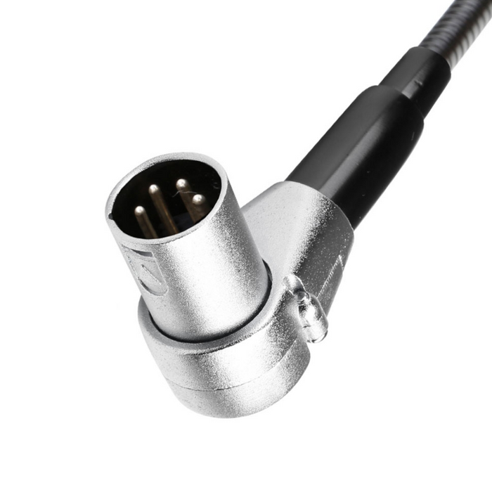 Angled 4-pin XLR Gooseneck Light With 4 COB Leds