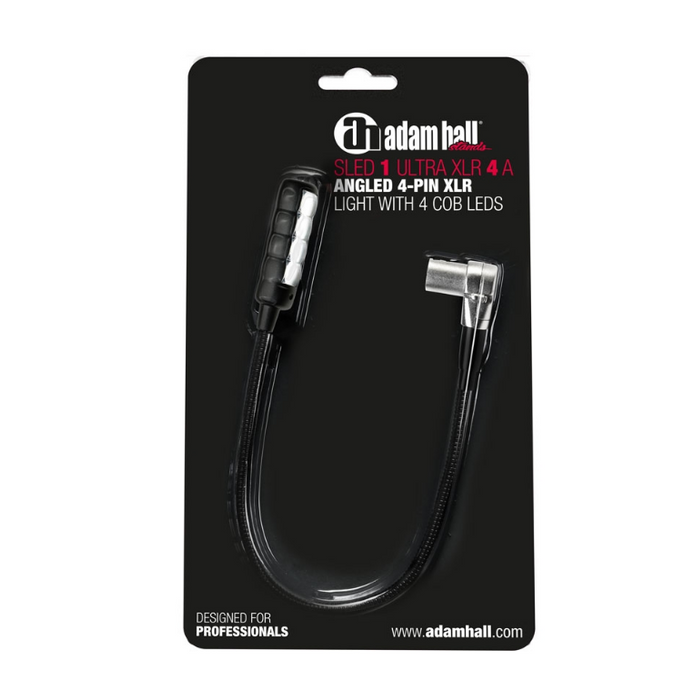 Angled 4-pin XLR Gooseneck Light With 4 COB Leds