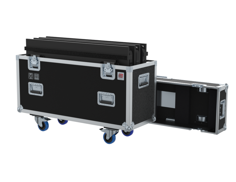 SANTOSOM Display Flight case PRO, 4x Screen 43´ (102x14x57 UID)