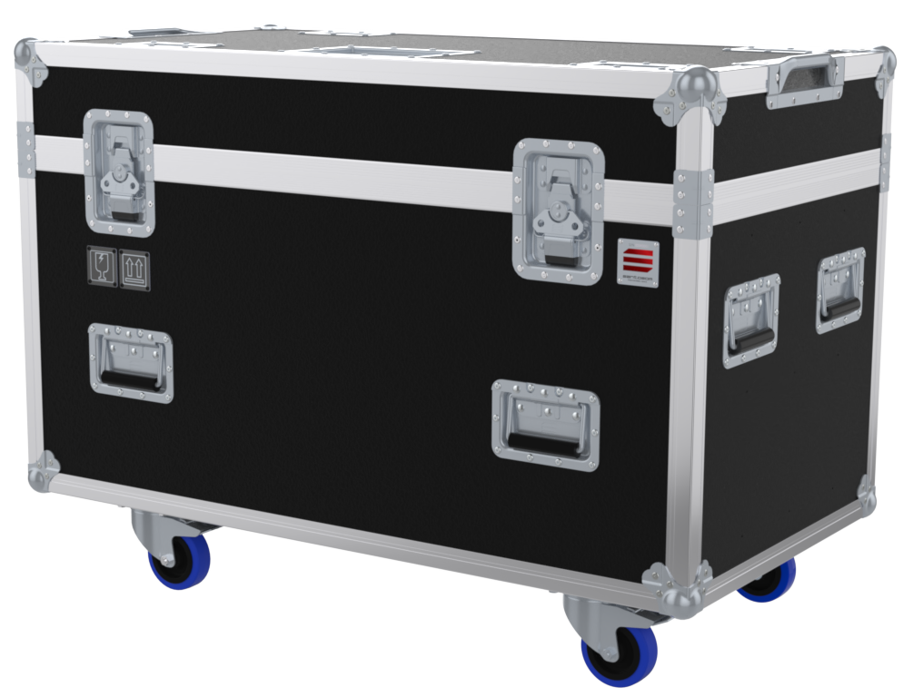 SANTOSOM Display Flight case PRO, 4x Screen 43´ (102x14x57 UID)