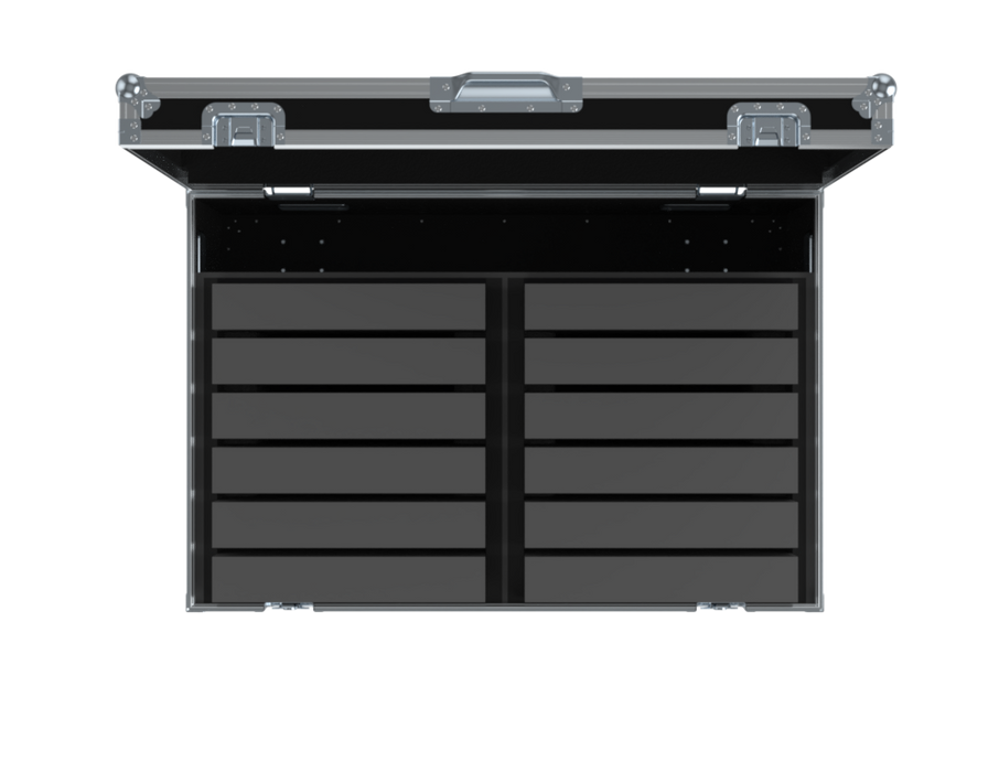 Santosom Display Flight case, 12x Led (500x83,3x500mm)